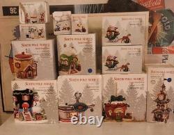 Huge North Pole Series Dept 56 Christmas Village Collection