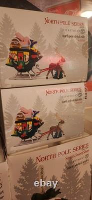 Huge North Pole Series Dept 56 Christmas Village Collection