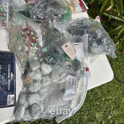 Huge Vintage Christmas Village Lot 500+ Pieces Buildings Train Acc Depto 56 Etc