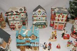 Huge lot of mixed Coca-Cola, Dept 56, lemax & other Christmas Village figures C2