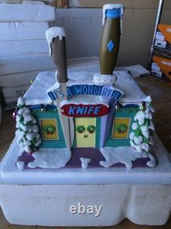 IT'S A WONDERFUL KNIFE Simpsons Hawthorne Christmas Village House COA