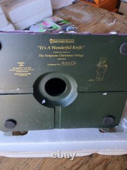 IT'S A WONDERFUL KNIFE Simpsons Hawthorne Christmas Village House COA