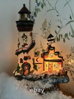 Illuminated Christmas Village House Original Packaging and Box