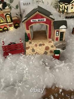 Illuminated Christmas Village House Original Packaging and Box