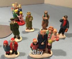 It's a Wonderful Life Christmas Village Figures Set of 17