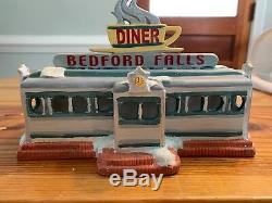 It's a Wonderful Life RARE Bedford Falls Diner Enesco 2007 Series 6