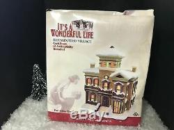 Its A Wonderful Life Enesco Christmas Village Henry F. Potters Mansion! NIB