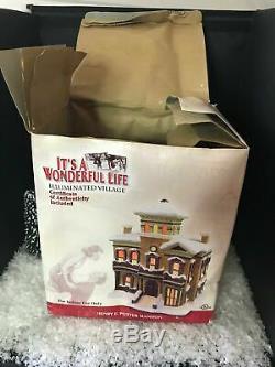 Its A Wonderful Life Enesco Christmas Village Henry F. Potters Mansion! NIB