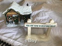 Its A Wonderful Life Illuminated Village Series I Collection Christmas with Box