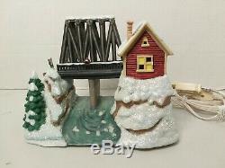 Its a Wonderful Life Christmas Village Bedford Falls Bridge Enesco. EUC LKNW