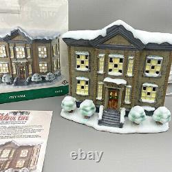 Its a Wonderful Life Christmas Village City Hall Village Hall Enesco Series 2