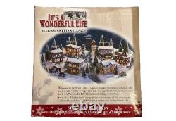 Its a Wonderful Life Illuminated Christmas Village Series 2 Enesco 7 Piece Set