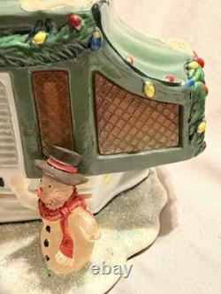 Jwm Village Collection Roadside Christmas Village Tent Camper Ceramic Lighted