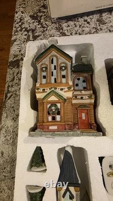 Kirkland 42 Piece Victorian Christmas Village Lighted Set Complete