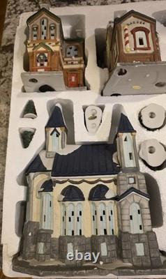 Kirkland 42 Piece Victorian Christmas Village Lighted Set Complete