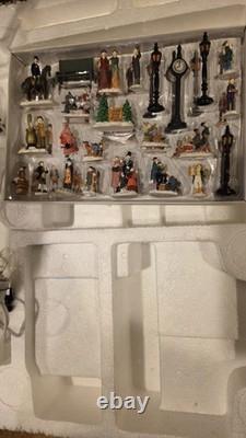 Kirkland 42 Piece Victorian Christmas Village Lighted Set Complete