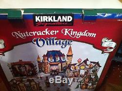 Kirkland Nutcracker Kingdom Village-lights / Motion-free Ship-new