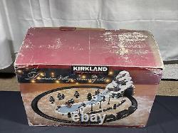 Kirkland Signature Decorative Village Accessory Holiday Waterfall Train Moose