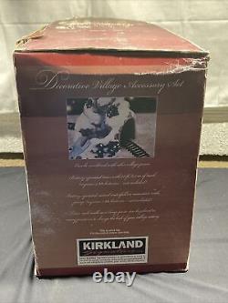 Kirkland Signature Decorative Village Accessory Holiday Waterfall Train Moose