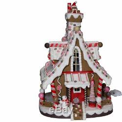 Kurt Adler 12-Inch Lighted Christmas Gingerbread House