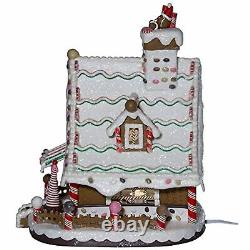 Kurt Adler 12-Inch Lighted Village Christmas Gingerbread House Ships Globally