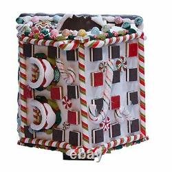 Kurt Adler 8 5/8-Inch Claydough and Metal Candy House with C7 UL Lighted Deco