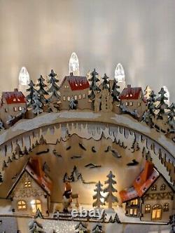 Kurt S Adler 18 Inch Battery-Operated LED Village Tablepiece