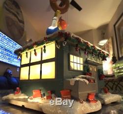 LARD LAD DONUTS SHOP Simpsons Christmas Village Hawthorne -Org Packaging WithCOA