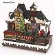 LED Lighted Musical Train Station with Animated Moving Christmas Village