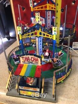 LEMAX 74686 THE CHA-CHA Carnival Amusement Ride Animated Musical Works Withbox
