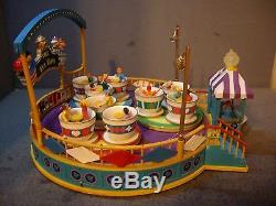 LEMAX CAROLE TOWNE Carnival Collection THE TEA CUPS ANIMATED MUSIC LIGHTS