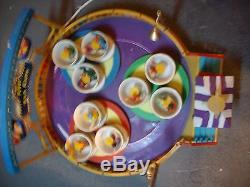 LEMAX CAROLE TOWNE Carnival Collection THE TEA CUPS ANIMATED MUSIC LIGHTS