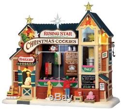 LEMAX CHRISTMAS TOWN House/Village Sight & Sound RISING STAR BAKERY COOKIES