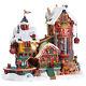 LEMAX CHRISTMAS TOWN House/Village Sight and Sound ELF MADE TOY FACTORY