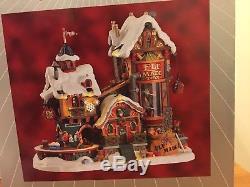 LEMAX CHRISTMAS TOWN House/Village Sight and Sound ELF MADE TOY FACTORY
