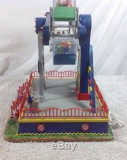 LEMAX Carnival Ride Zinger Amusement Park Animated Works Great Carole Towne Box