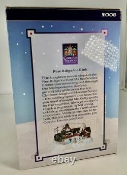 LEMAX Carole Towne Pine Ridge Ice Rink Animated Holiday Village Lights & Sound