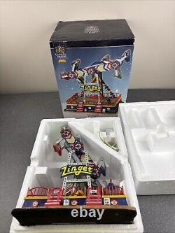 LEMAX Carole Towne THE ZINGER Animated Holiday Village Carnival READ No Sound