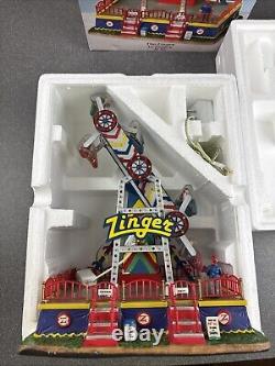 LEMAX Carole Towne THE ZINGER Animated Holiday Village Carnival READ No Sound