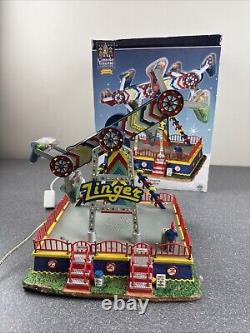 LEMAX Carole Towne THE ZINGER Animated Holiday Village Carnival READ No Sound