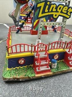 LEMAX Carole Towne THE ZINGER Animated Holiday Village Carnival READ No Sound