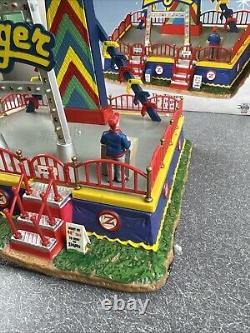 LEMAX Carole Towne THE ZINGER Animated Holiday Village Carnival READ No Sound