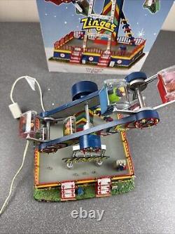 LEMAX Carole Towne THE ZINGER Animated Holiday Village Carnival READ No Sound
