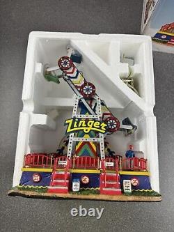 LEMAX Carole Towne THE ZINGER Animated Holiday Village Carnival READ No Sound