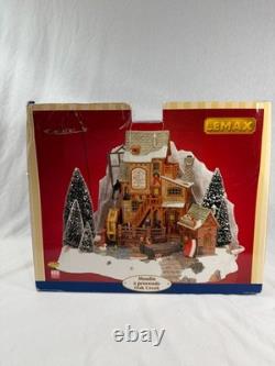 LEMAX Christmas Table Village Oak Creek Grist Mill Lighted & Animated Works