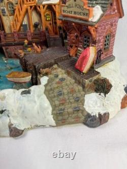 LEMAX Christmas Table Village Oak Creek Grist Mill Lighted & Animated Works