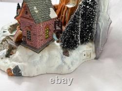 LEMAX Christmas Table Village Oak Creek Grist Mill Lighted & Animated Works