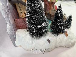LEMAX Christmas Table Village Oak Creek Grist Mill Lighted & Animated Works