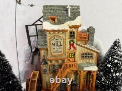 LEMAX Christmas Table Village Oak Creek Grist Mill Lighted & Animated Works