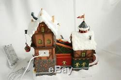 LEMAX Christmas Village Building Elf Made Toy Factory With 4.5V Adaptor NIB